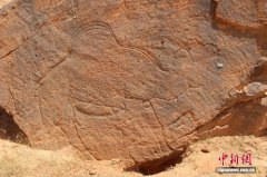 考古发现古阿拉伯沙漠多种动物岩画 实证人类曾生活于干旱环境